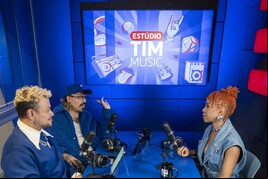 Karol Conká foi a primeira convidada do Estudio TIM Music