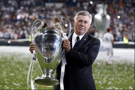 Ancelotti é o técnico com o maior número de títulos em Champions League