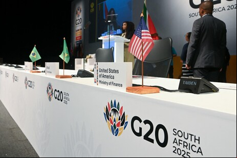 Diversas delegações não compareceram ao encontro do G20 dos ministros das Finanças