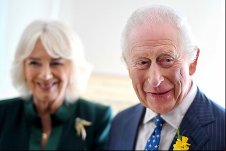 Rei Charles irá à Itália em abril com a rainha consorte Camilla