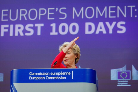 Von der Leyen afirmou que defesa da UE é prioridade atual
