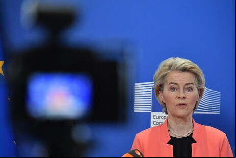 A chefe da Comissão Europeia, Ursula von der Leyen
