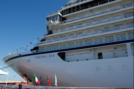 'Viking Libra' está atualmente sendo montado em um estaleiro do Ficantieri em Ancona