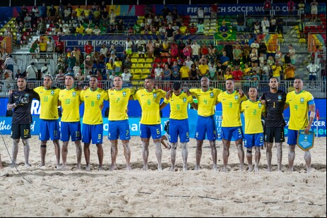 Seleção brasileira se garantiu na próxima fase da Copa do Mundo da modalidade