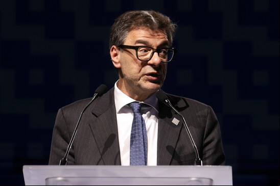 Giorgetti é o ministro italiano da Economia