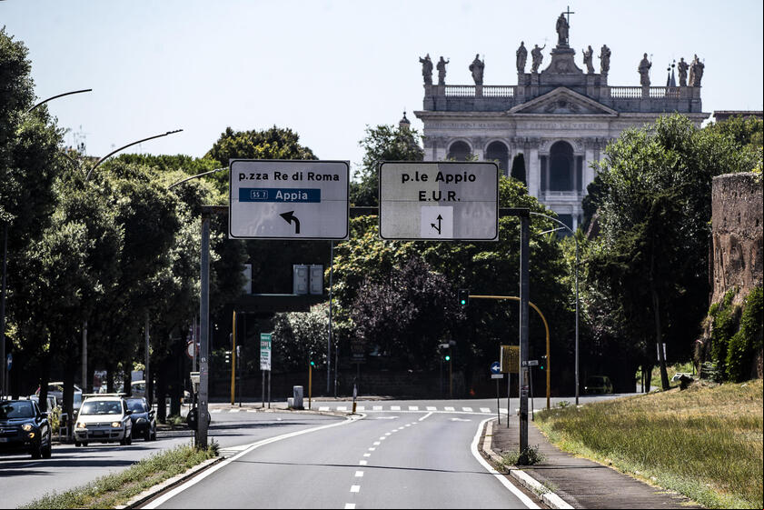 Viagens para o feriado deixaram Roma deserta na véspera de Ferragosto