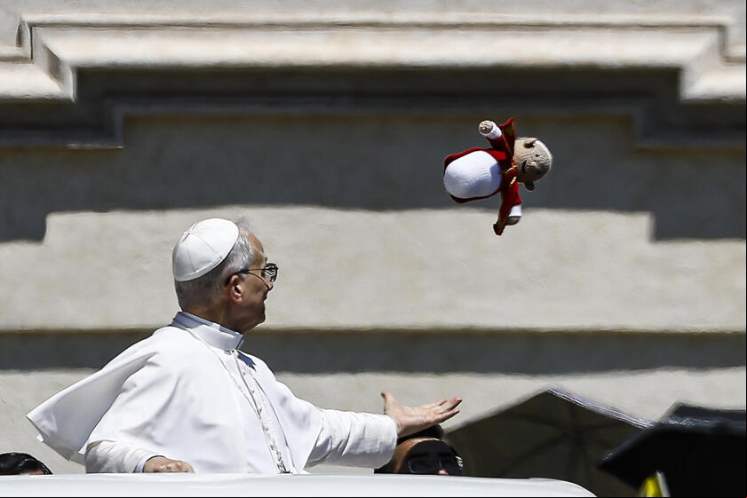 Papa durante audiência no Vaticano