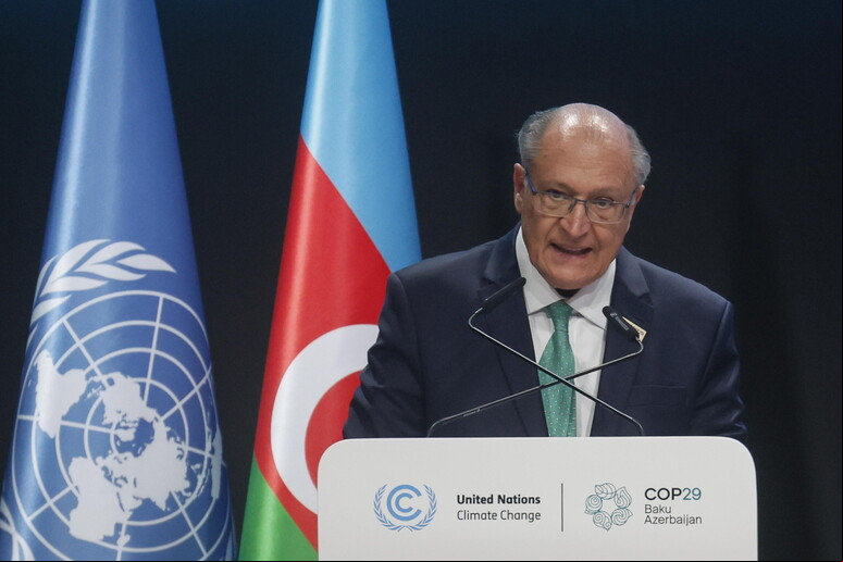 Geraldo Alckmin discursa na cúpula climática de Baku © ANSA/EPA