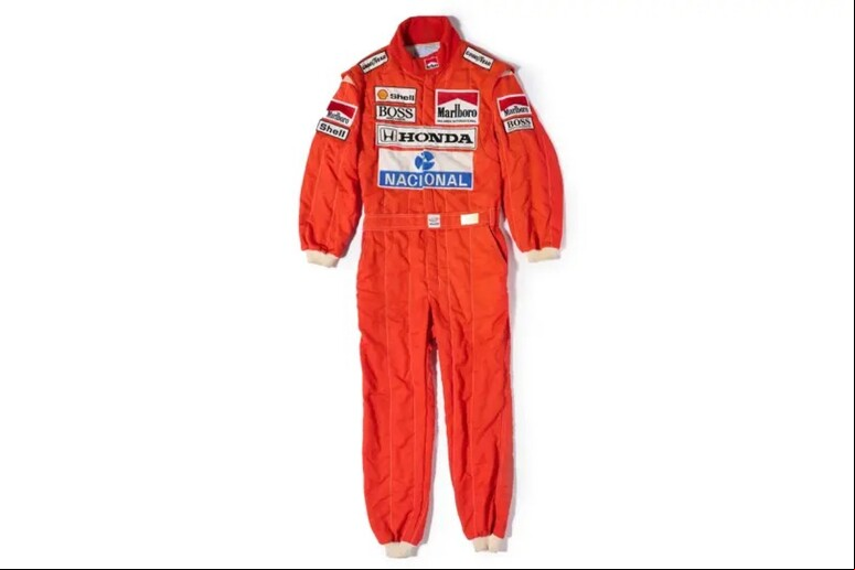 Macacão de Ayrton Senna usado no GP de 1988 - TODOS OS DIREITOS RESERVADOS