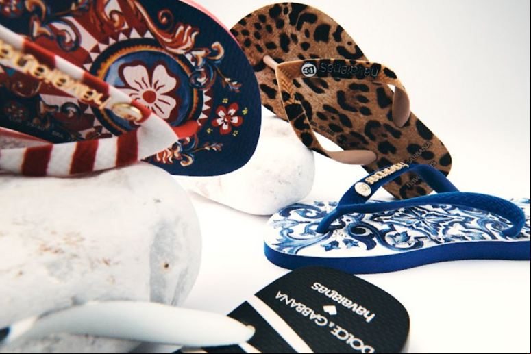 Parceria das empresas rendeu 4 novos modelos de havaianas que foram divididos em duas categorias - TODOS OS DIREITOS RESERVADOS
