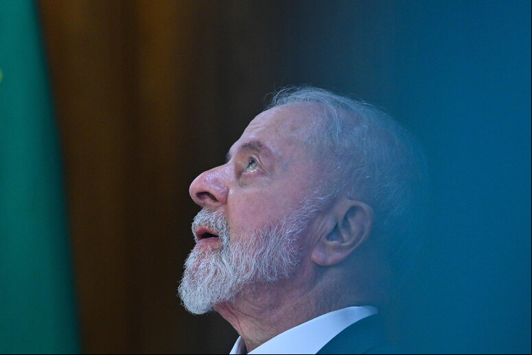 Presidente Lula durante evento no Palácio do Planalto © ANSA/EPA