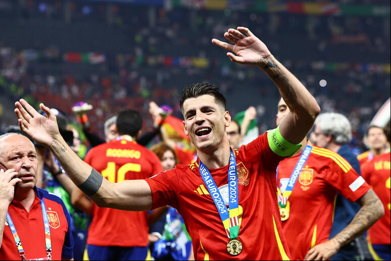 Alvaro Morata conquistou recentemente a Eurocopa com a Espanha © ANSA/EPA