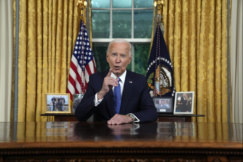 Joe Biden discursa no Salão Oval da Casa Branca - TODOS OS DIREITOS RESERVADOS
