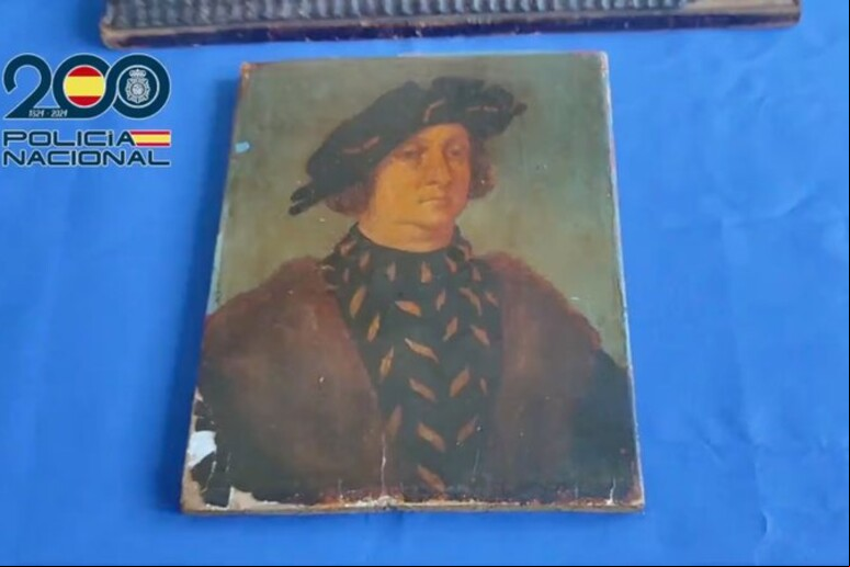 Alfândega sa impediu venda de pintura falsa de Leonardo da Vinci © ANSA/Foto Divulgação