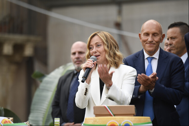 Meloni participou de reunião durante sua agem pelos EUA - TODOS OS DIREITOS RESERVADOS