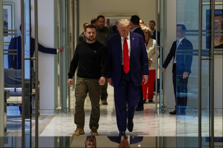 Zelensky e Trump em encontro em setembro ado, em Nova York © ANSA/Getty Images via AFP