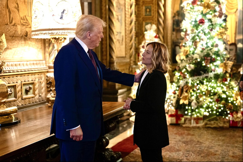Trump já expressou sua iração por Meloni em várias oportunidades - TODOS OS DIREITOS RESERVADOS