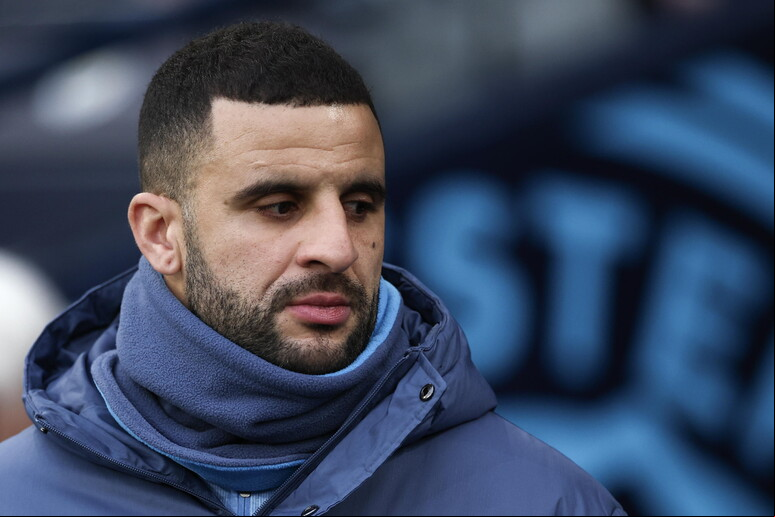 Walker participou de todas as conquistas da Premier League no City sob o comando de Guardiola © ANSA/EPA