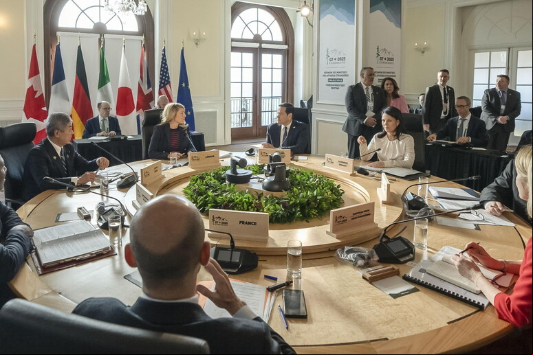 Líderes do G7 reafirmaram o apoio inabalável aos ucranianos © ANSA/EPA