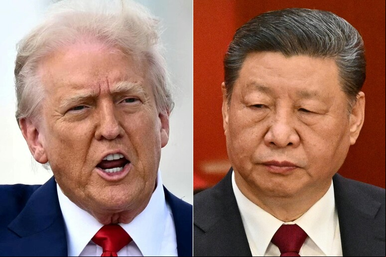 Donald Trump e Xi Jinping não recuaram em guerra comercial entre EUA e China © ANSA/AFP