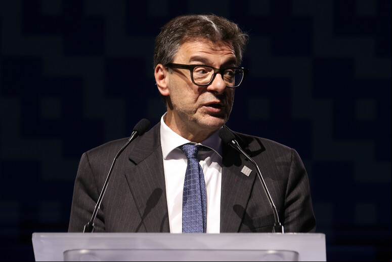 Giorgetti é o ministro italiano da Economia - TODOS OS DIREITOS RESERVADOS