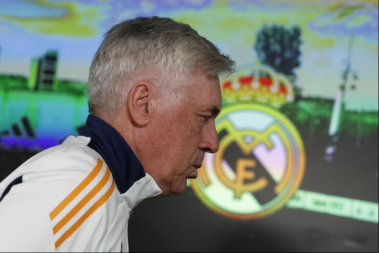 Ancelotti segue pressionado no comando do Real Madrid © ANSA/EPA