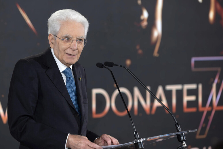 Mattarella recebeu Prêmio Especial David di Donatello pelos 70 anos de existência do reconhecimento - TODOS OS DIREITOS RESERVADOS