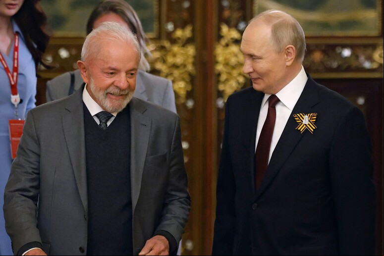 Lula telefonou para Putin nesta quarta © ANSA/AFP